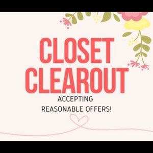 CLEAR OUT SALE!!